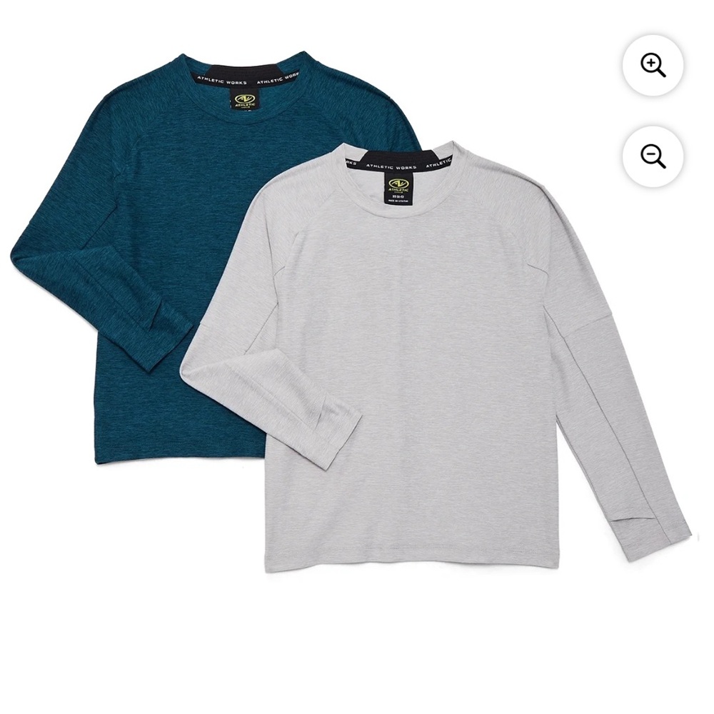 Set of 2 Boys ButterCore Tee with Long Sleeves Performance
